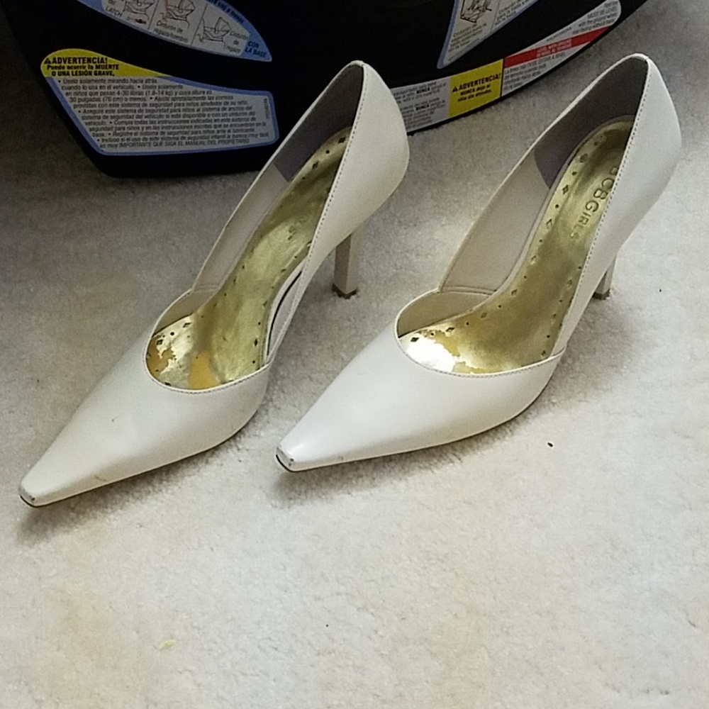 BCBGirls White Heels